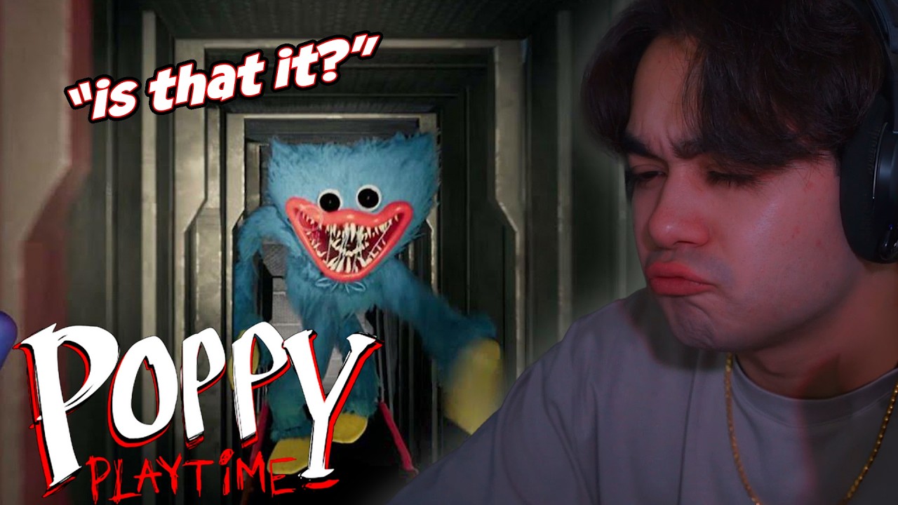 POPPY PLAYTIME *HATER* PLAYS IT FOR THE FIRST TIME!