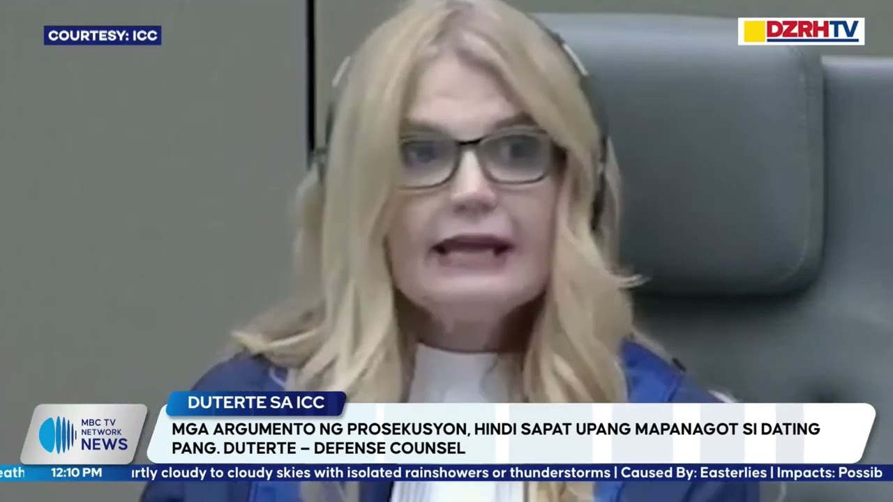 Mga argumento ng prosekusyon, hindi sapat upang mapanagot si FPRRD — defense counsel