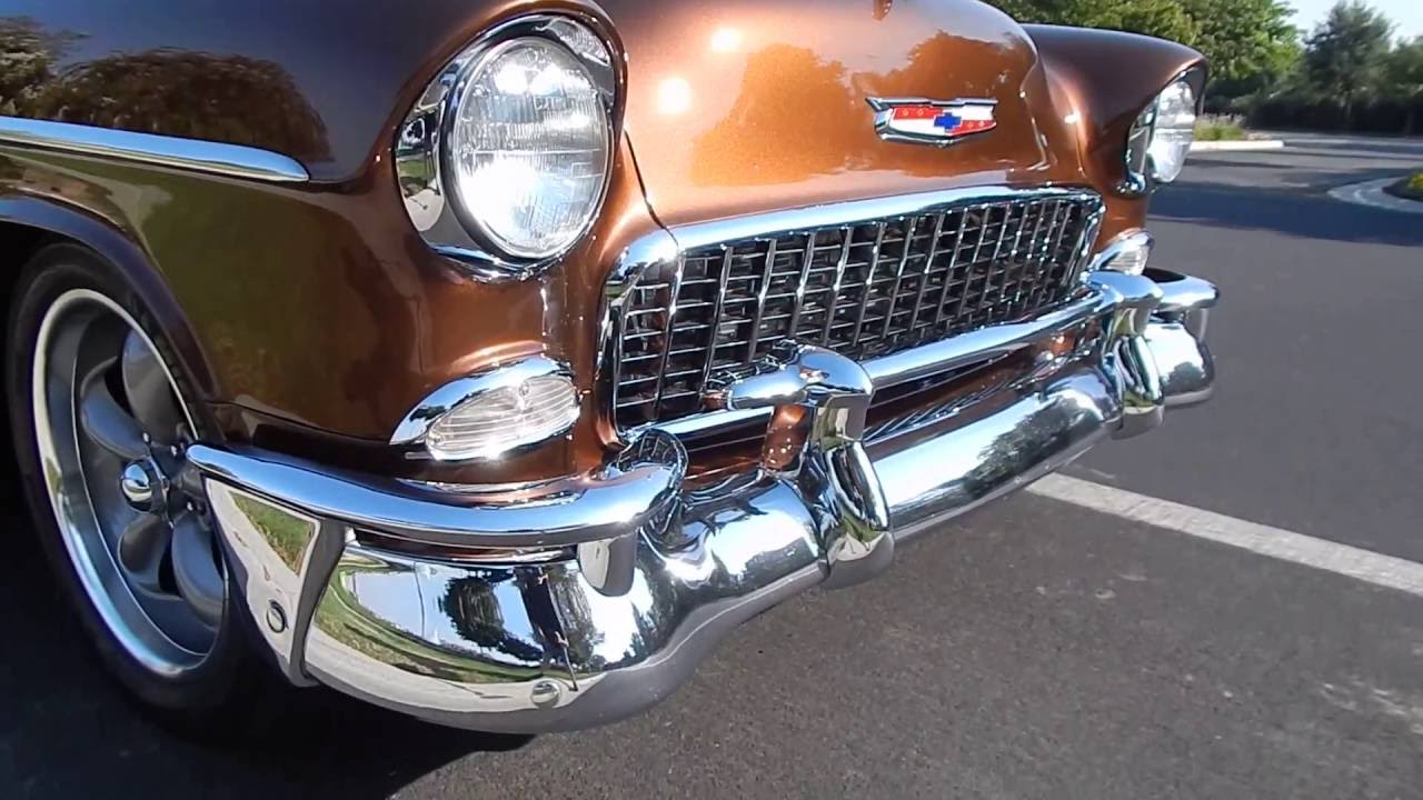 1955 Chevy Belair 2DR Hardtop Resto Mod 350 700R4 9