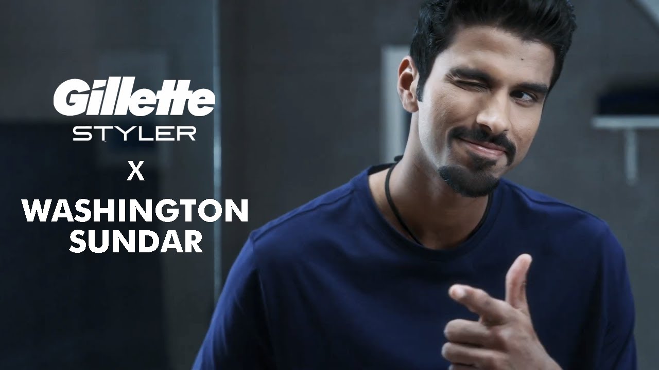 Trim, Shave and Shape Like a Pro with Gillette Styler | Washington Sundar's Date Night Secret