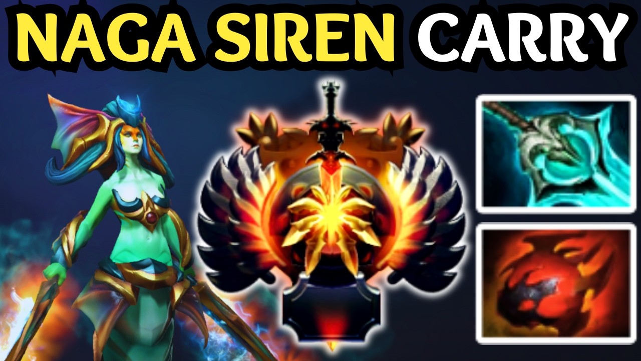 🔥 HOW NAGA SIREN CARRY WINS — CAN’T KILL THE REAL ONE | DOTA 2 🔥