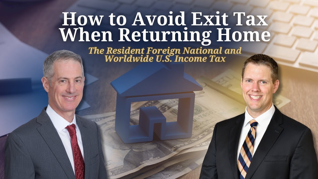 How to Avoid Exit Tax When Returning Home