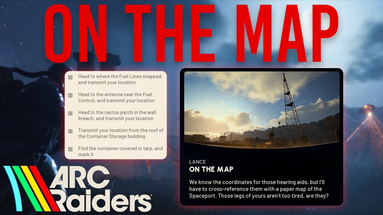 ON THE MAP EASY SOLO QUEST COMPLETION GUIDE | Arc Raiders