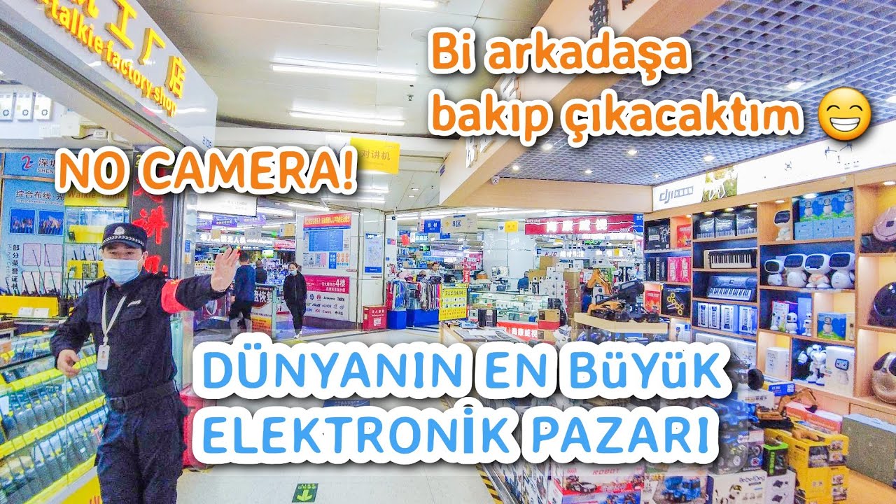 ÇİN'DE DÜNYANIN EN BÜYÜK ELEKTRONİK MARKETİNE GİTTİM | HUAQIANGBEI