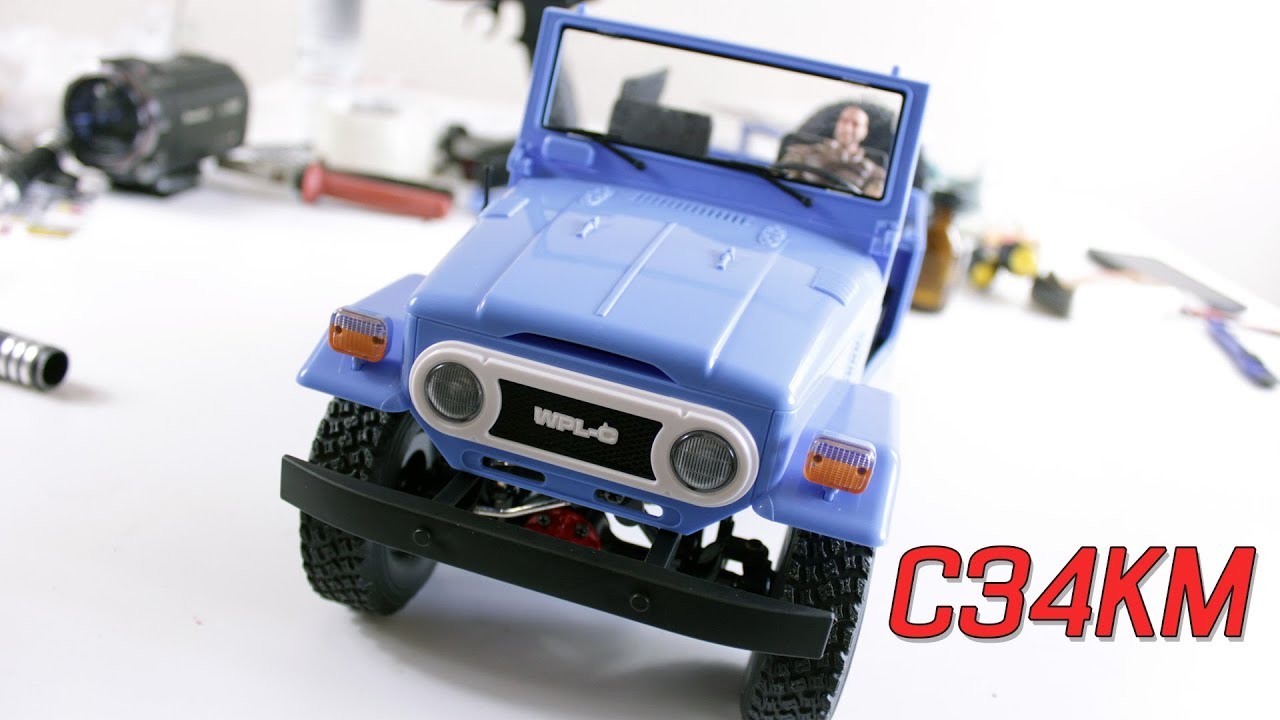 WPL C34KM Сборка с Комментариями Toyota FJ40