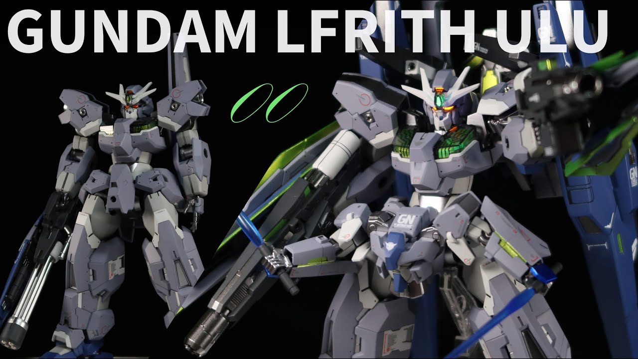【ガンプラ全塗装】ルブリスウルにダブルオー系キット盛りまくってみた　GUNDAM LFRITH ULU/MIXING BUILD【ゆっくり】