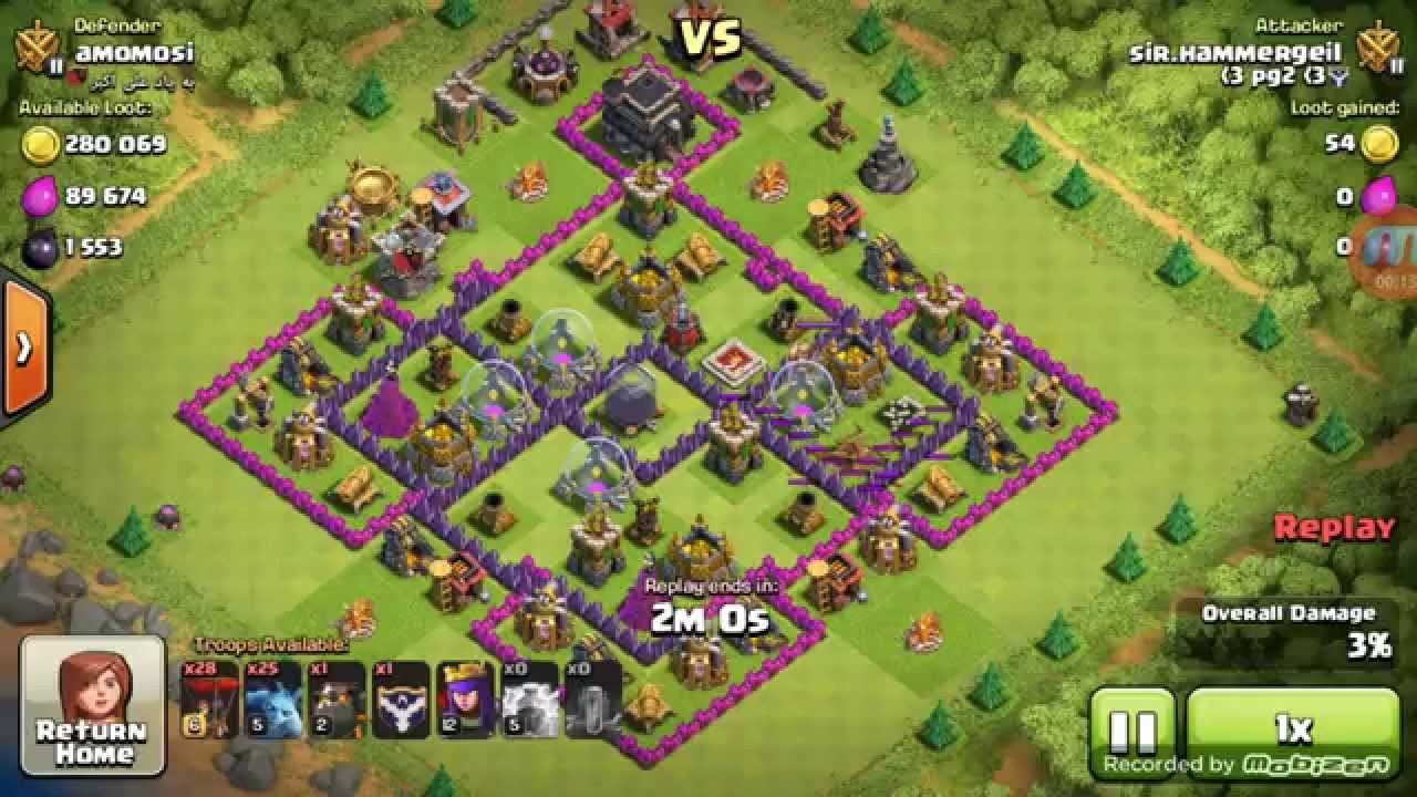 COC Gold 3 League raid by sir.hammergeil