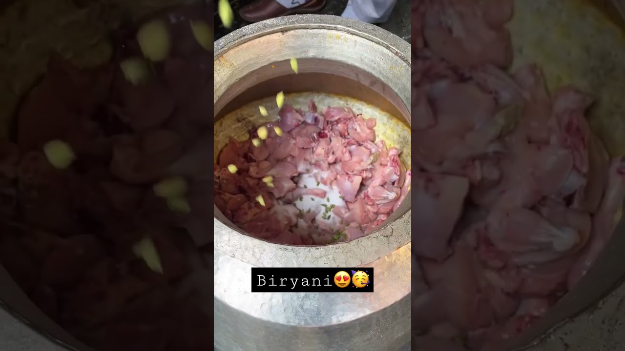 Old delhi famous biryani😍 #biryani #recipe #chicken #indianstreetfood #streetfood