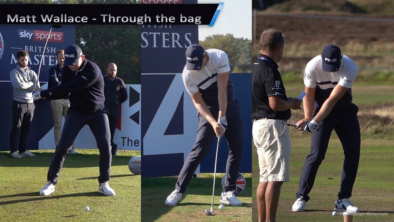 Matt Wallace Golf Swings through the bag (Driver, Long Iron, Mid-Iron & Short Iron) 2019.