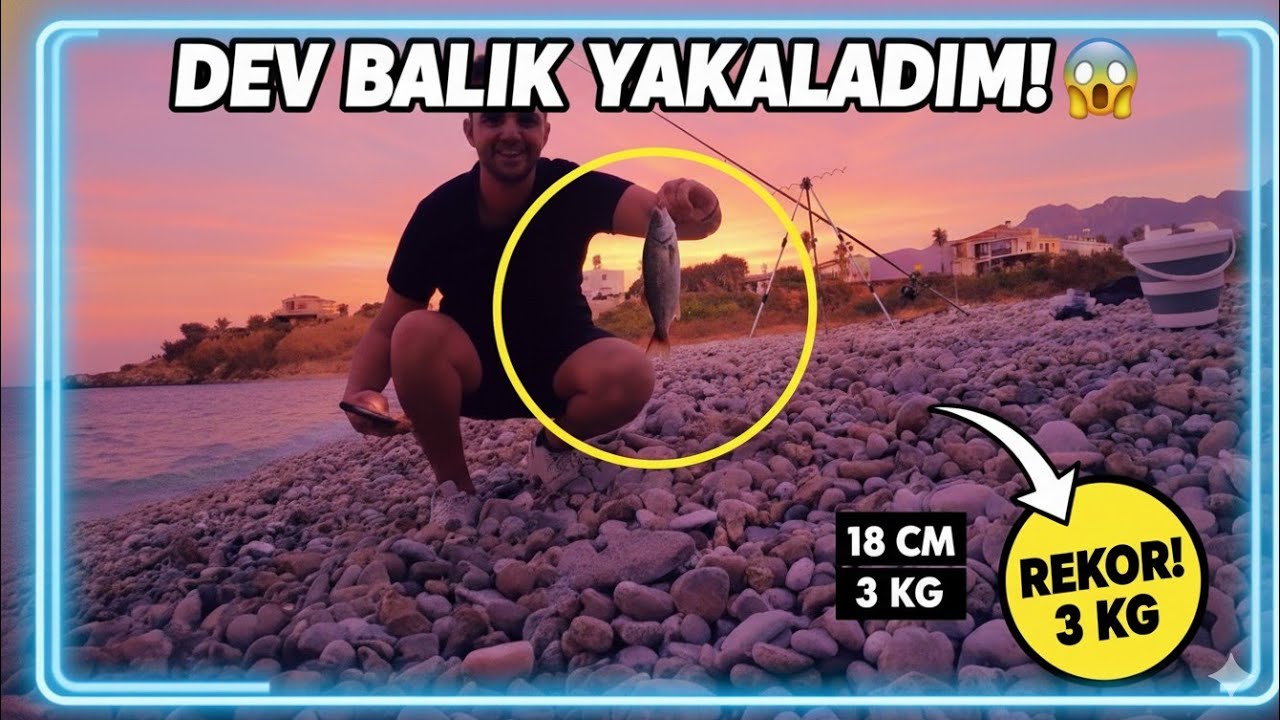 Kıyıdan Kefal Avı  18cm ( Surf Olta Deneyimi )