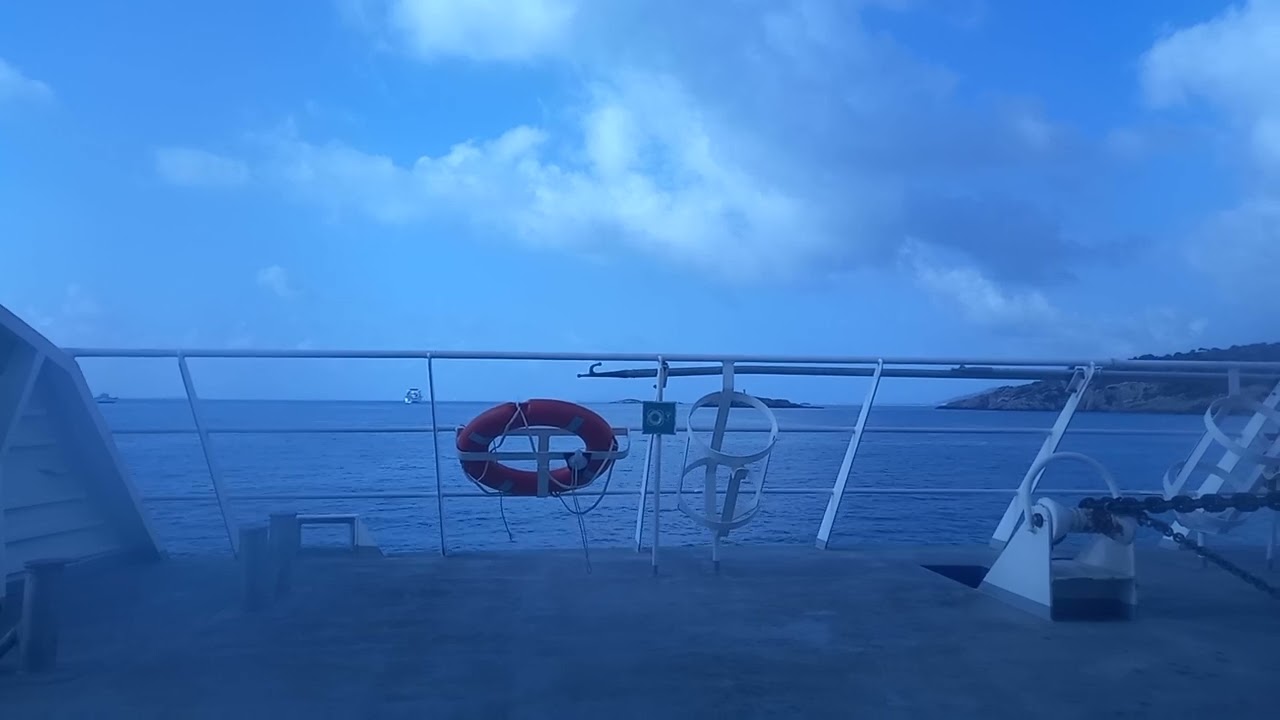 Salida del Aquabus Jet 1 desde Ibiza con destino Formentera (25/07/2023)