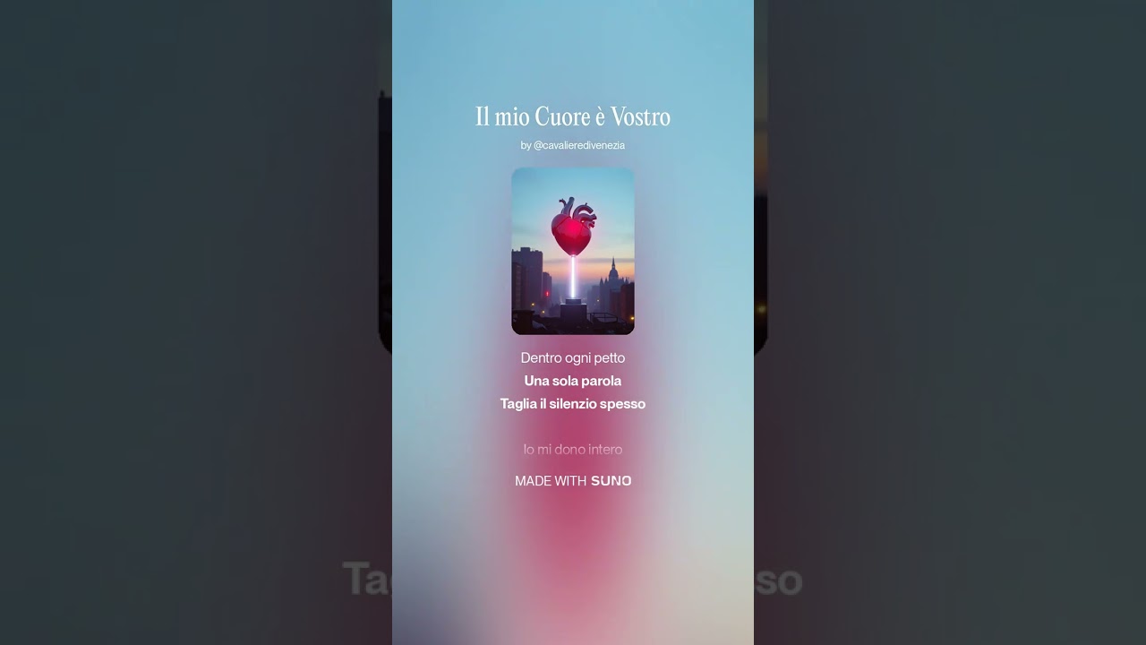 Il mio Cuore è Vostro