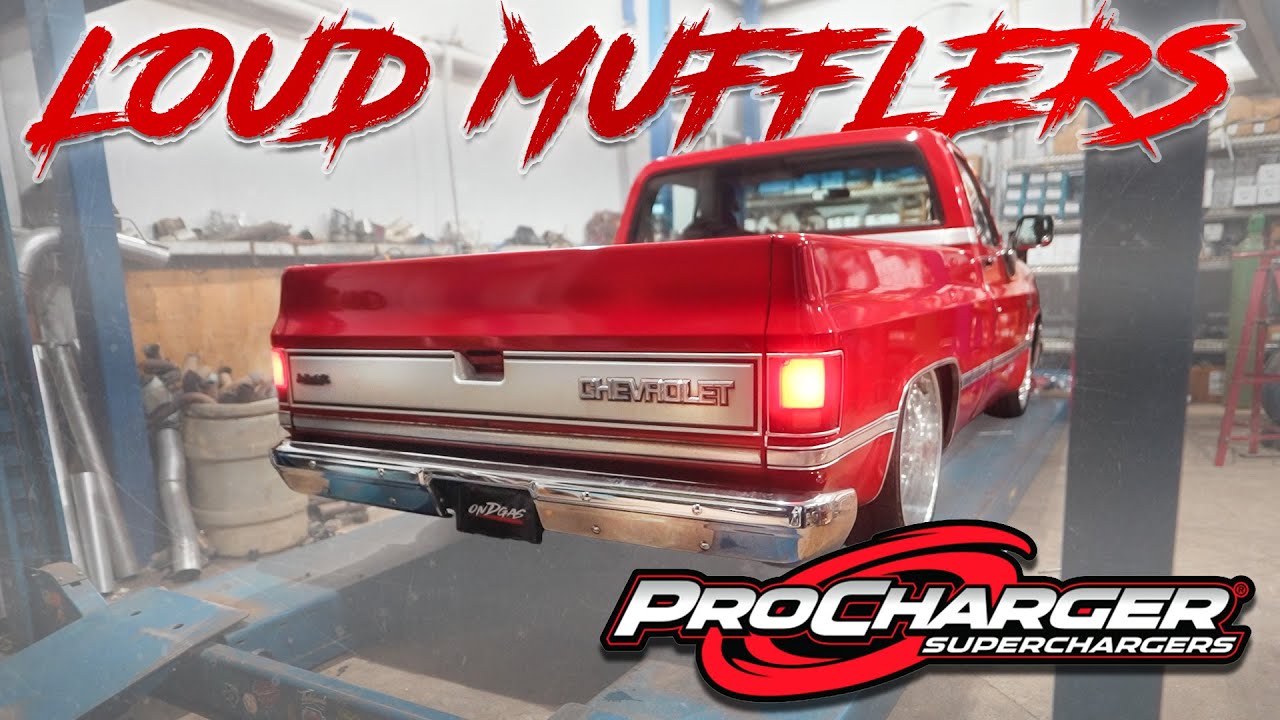 NASCAR Exhaust On The ProCharged C-10