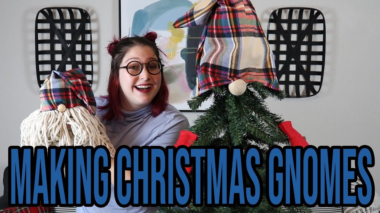 Making Christmas Gnome Decorations