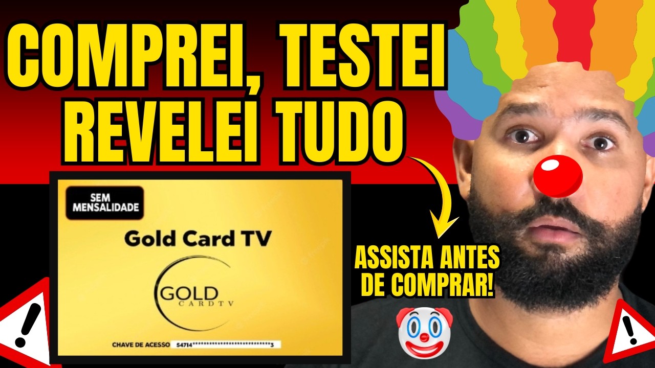 GOLDCARD TV FUNCIONANDO! GOLDCARD TV E BOM? GOLD CARD TV VALE A PENA MESMO? GOLDCARD TV FUNCIONA?
