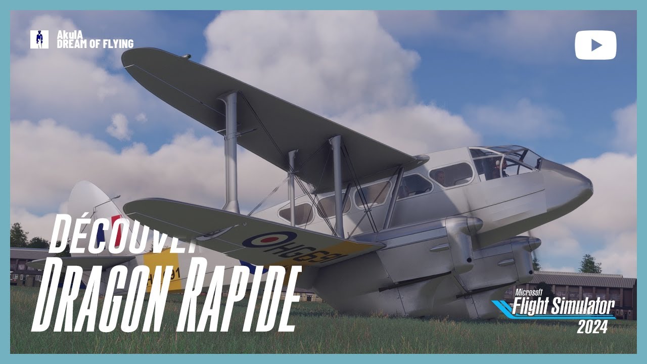 D.H.89 Dragon Rapide | Flight Replicas | FS 2024