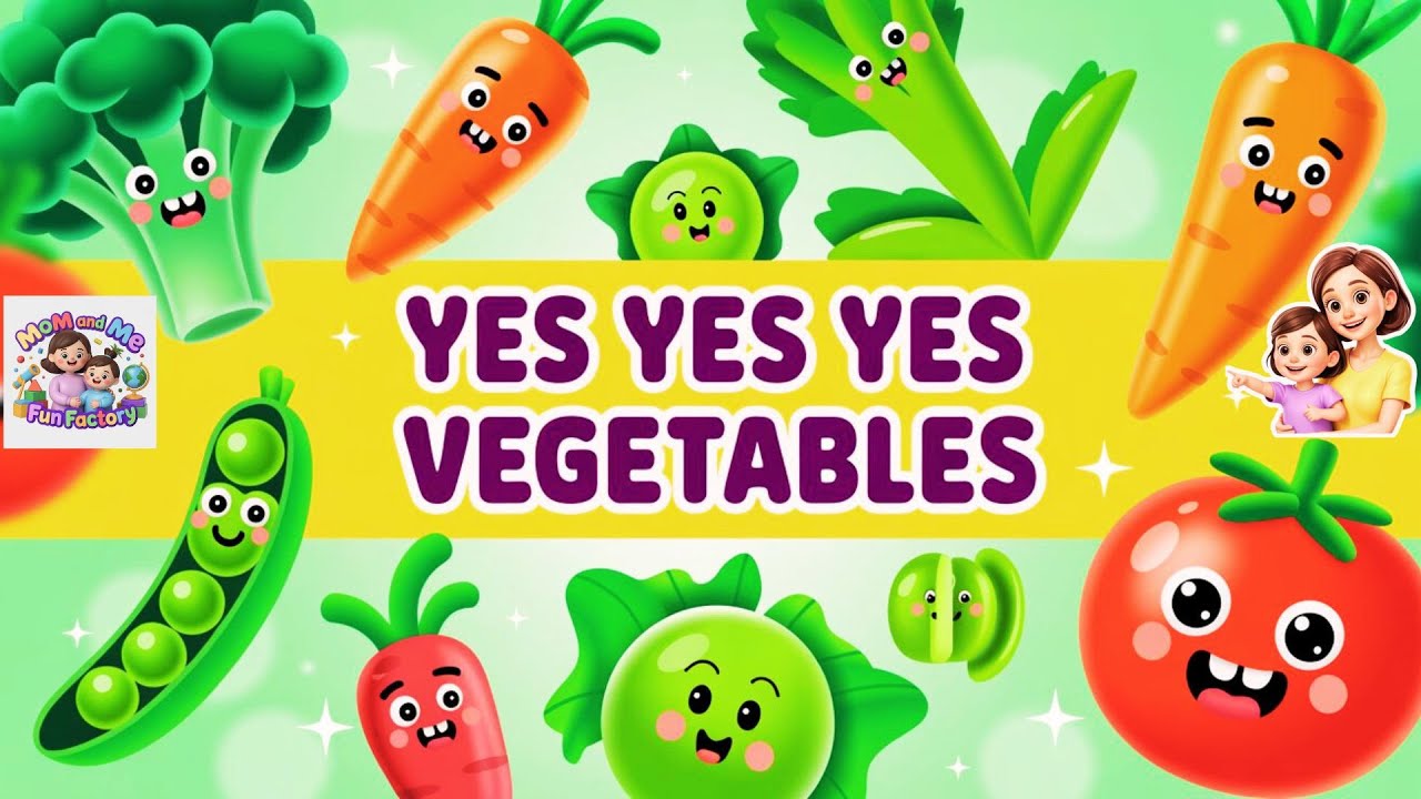 🥦 Песенка про овощи для детей! 🎶 Ешьте полезные овощи | Веселая песенка про еду