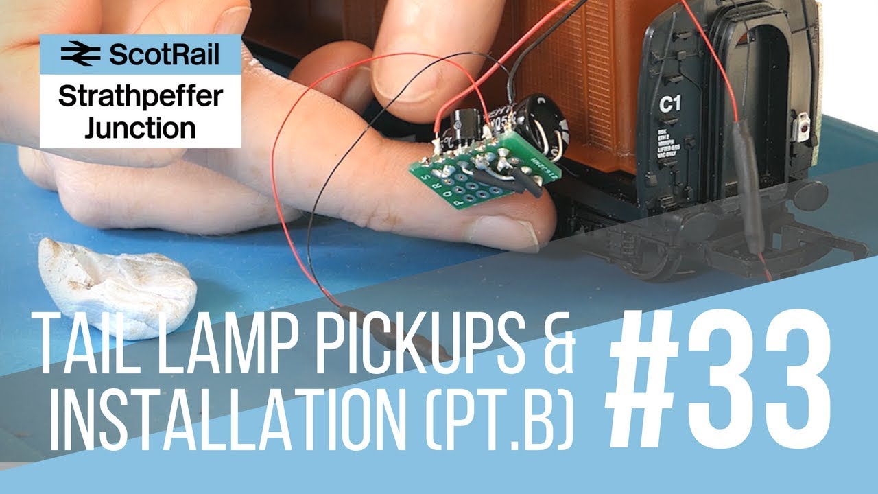 #33 Part B: Installing a Flashing Tail Lamp/EOT Light (Making Pickups, Switch & Voltage Regulator)