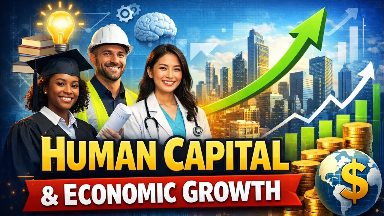 What is human capital and economic growth,easy explanation of human capital and economic growth 