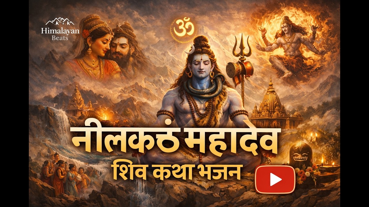 नीलकंठ महादेव | शिव कथा भजन | Samudra Manthan, Ganga, Kailash | Om Namah Shivaya