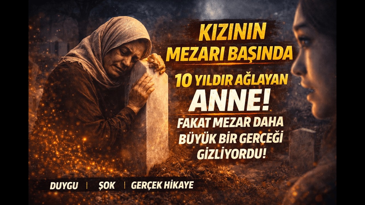 BİR ANNE 10 SENEDİR KIZININ MEZARI BAŞINDAN AYRILMADI! FAKAT O MEZARIN İÇİNDEKİ ASLINDA DÜŞMANIYDI!