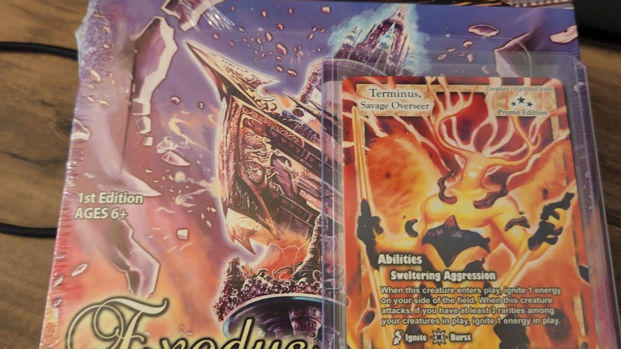 Exodus TCG box opening: set 6 Threshold of Time.