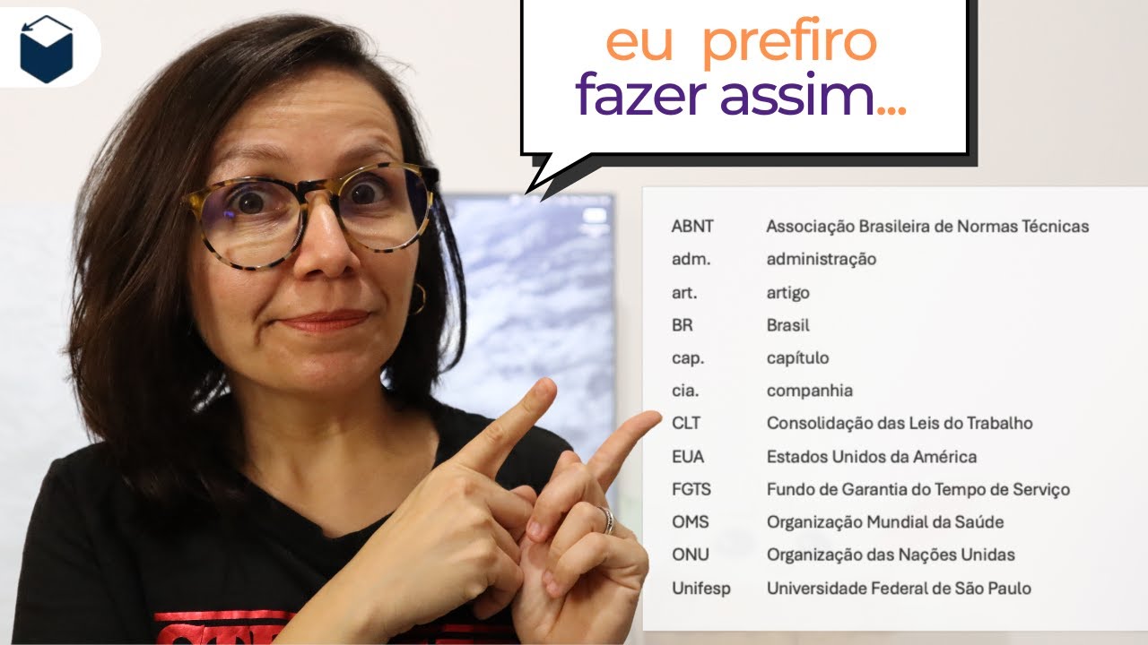 Como fazer Lista de Siglas e Abreviaturas no Word (atual 2025)
