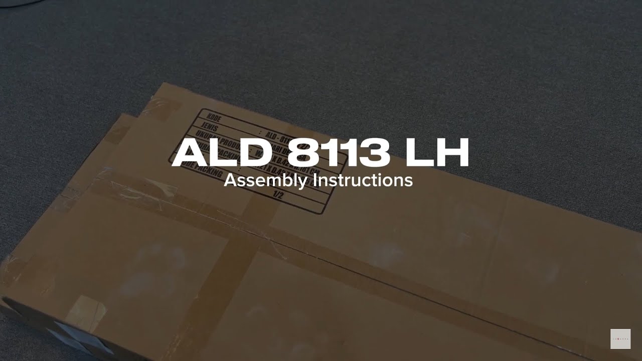 Petunjuk Perakitan Lemari 3 Pintu Lunarea | ALD 8113 LH