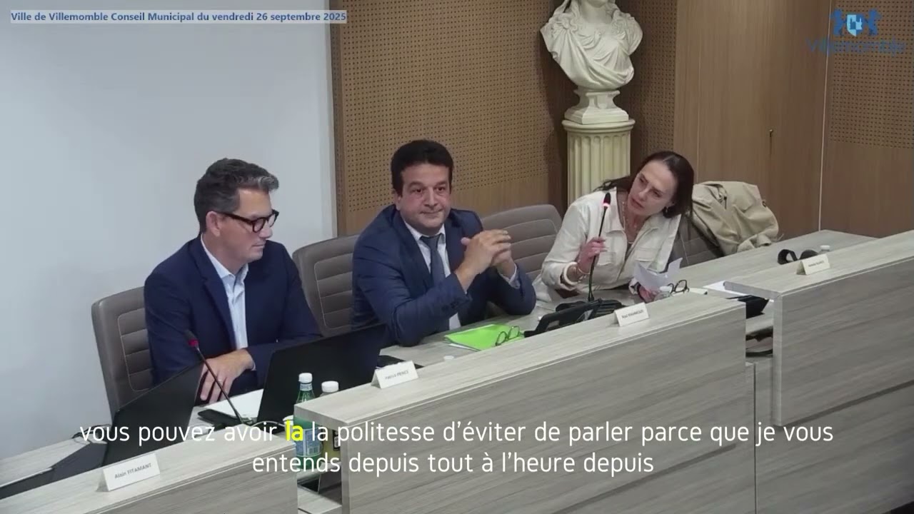 Démission de deux élus de la majorité municipale à Villemomble