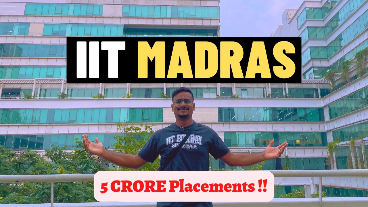 IIT MADRAS CAMPUS TOUR ! Hostel | Mess | Sports | Placements | Room | Sports | Vlog JEE 2025 Cut Off