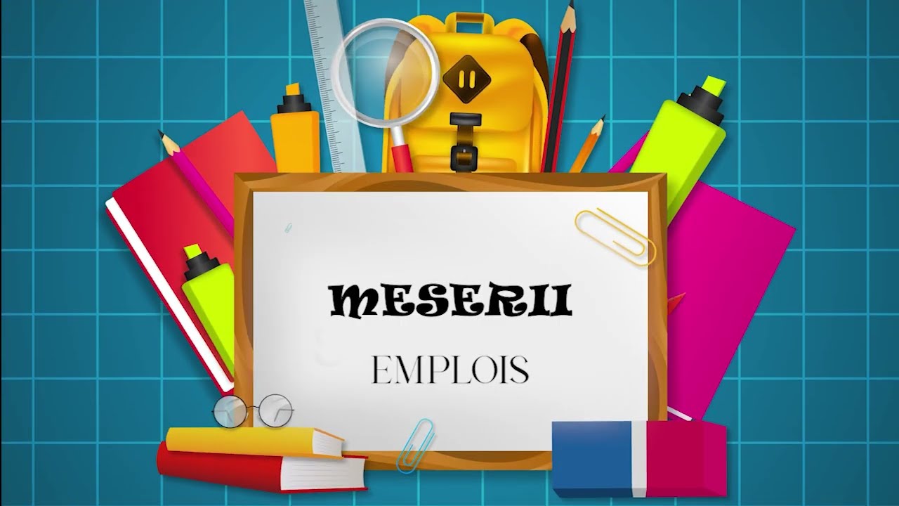MESERII IN FRANCEZA SI ROMANA