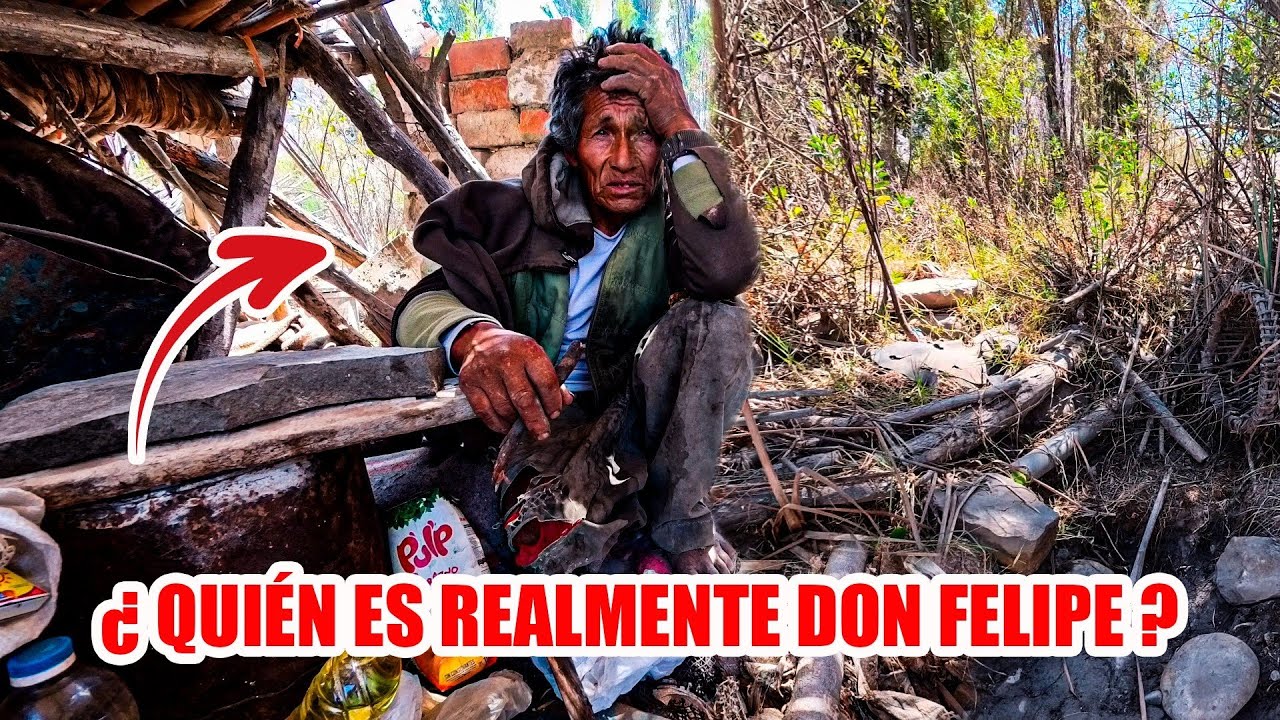 Misterio Revelado!! DESCUBRIMOS la VERDADERA HISTORIA de Felipe. Hombre de 65 años VIVE a INTEMPERIE