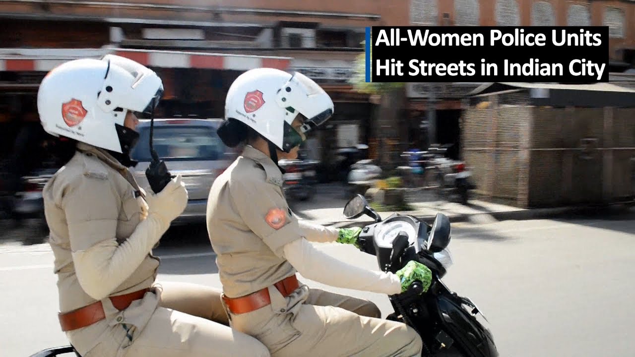 All-Women Police Units Hit Streets in Indian City