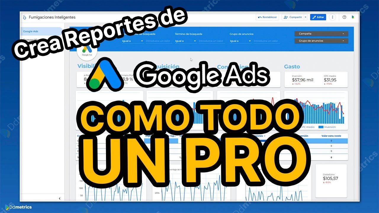 Plantilla de Reportes para Google Ads (GRATIS )