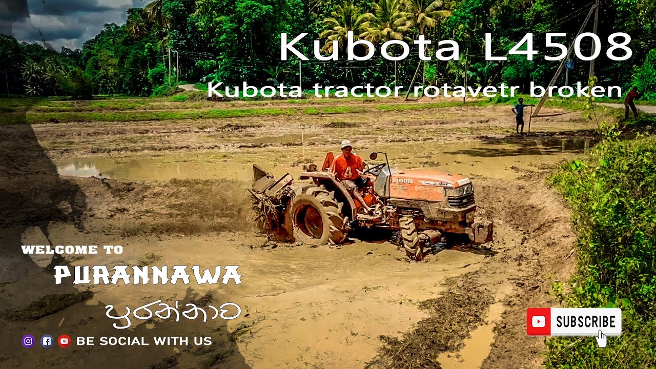 L4508 Kubota tractor broken rotavetr | L4508 Kubota by rotavetr |Kubota L4508 Power
