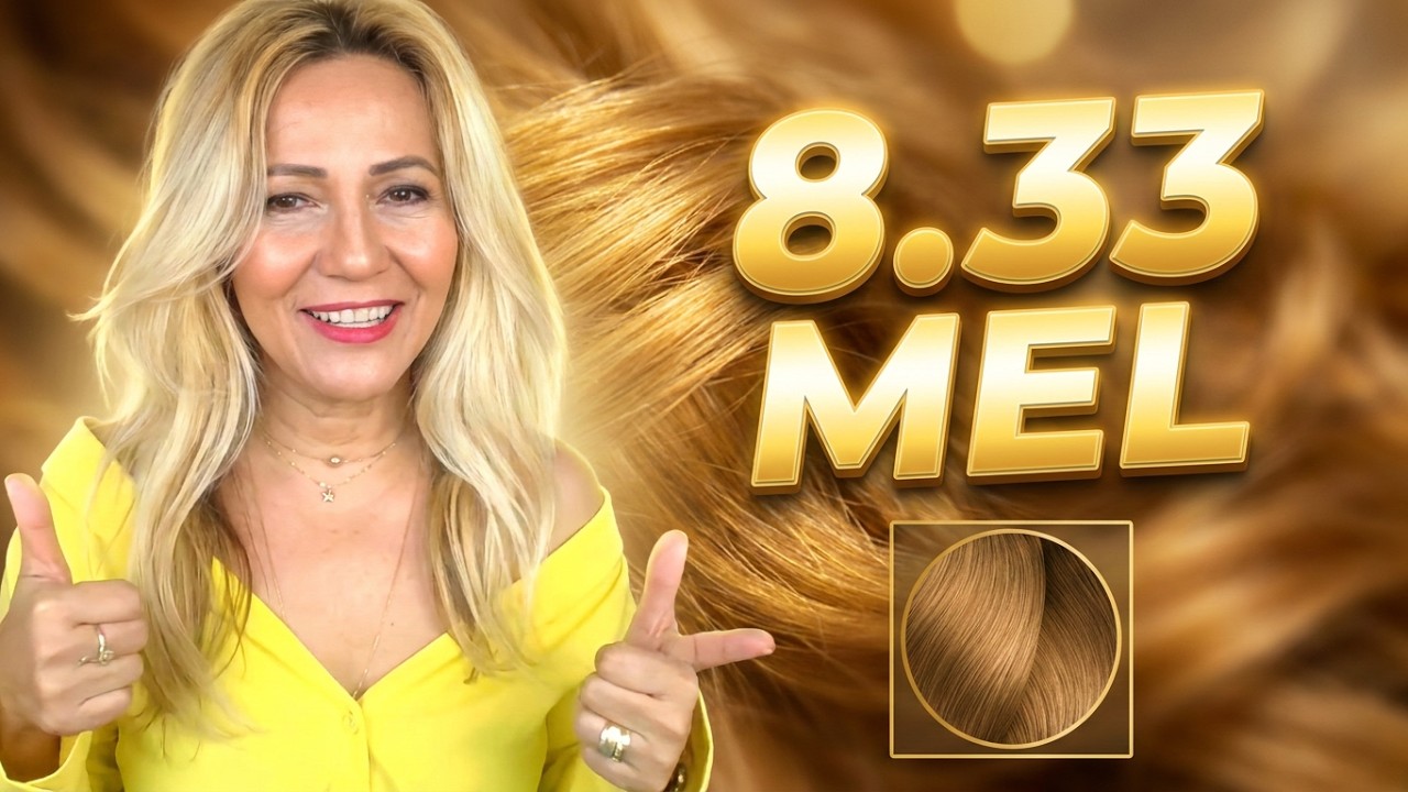 MISTURAS CABELO LOIRO MEL DOURADO 8.33 PARA PINTAR SEM DESCOLORIR | COBRIR BRANCO | FAZER MECHAS