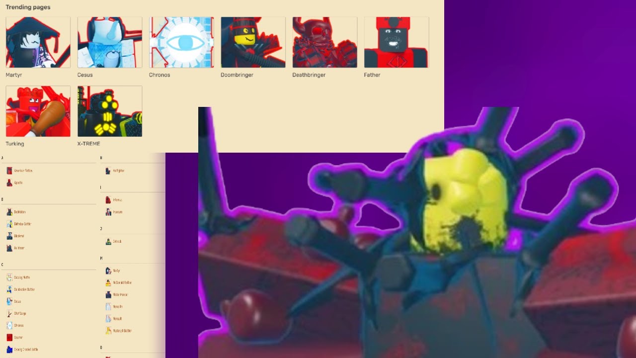 Tarnished Sword VS Every Boss (ROBLOX The Battle Bricks)
