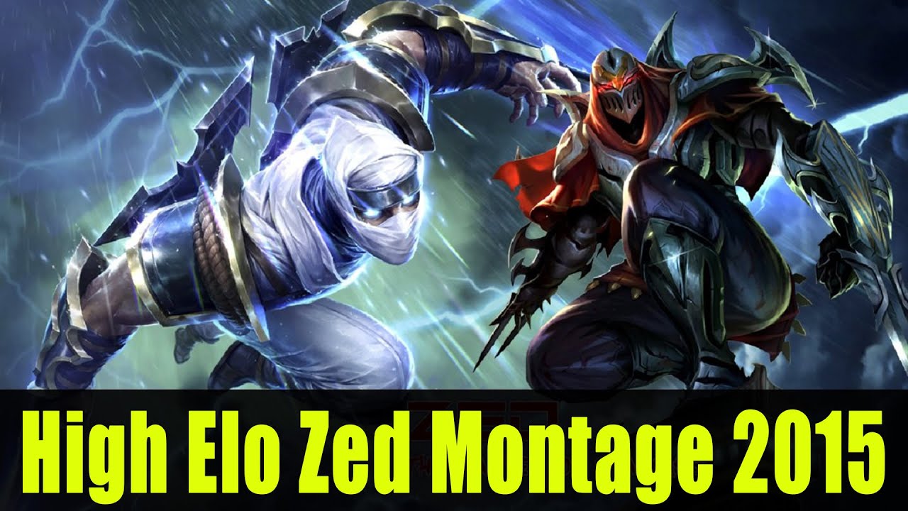 High Elo Zed Montage 2015 - Zed Best Plays
