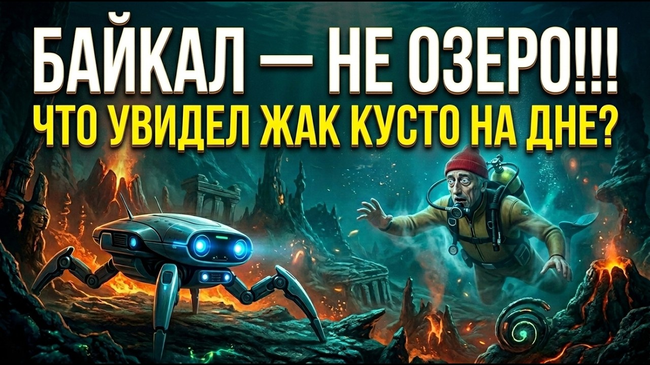 Искусственный интеллект проанализировал ЧТО СКРЫВАЕТ ДНО БАЙКАЛА ? Жак-Ив Кусто НАШЕЛ ЭТО И пропал