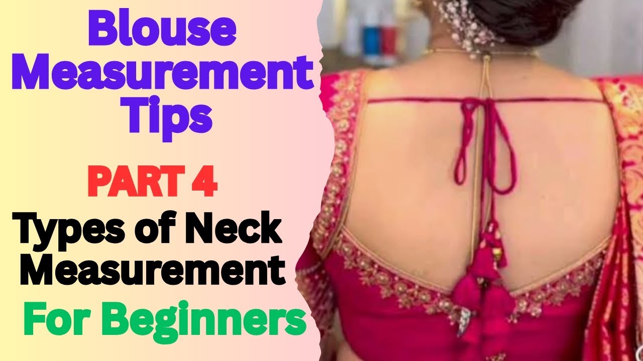 Types of neck measurement #blousemeasurements #forbeginners #blousedesign #neckblouse #blouse#video 