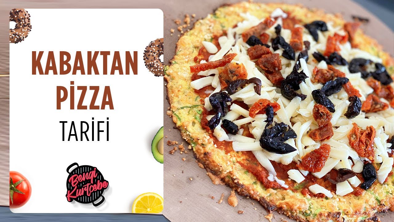 Kabaktan Pizza Tarifi | Unsuz Glutensiz Light Tarif