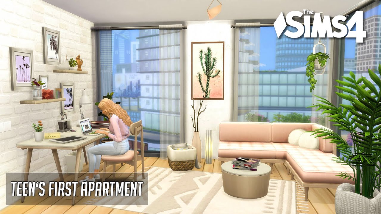 Teen's First Apartment | No CC | Artworks | Stop Motion | Sims 4 Video