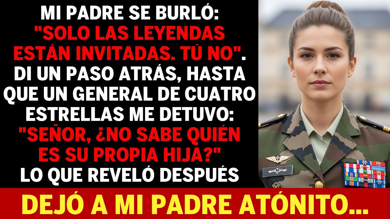 Mi padre me humilló ante todos — Hasta que un general de 4 estrellas lo detuvo: 