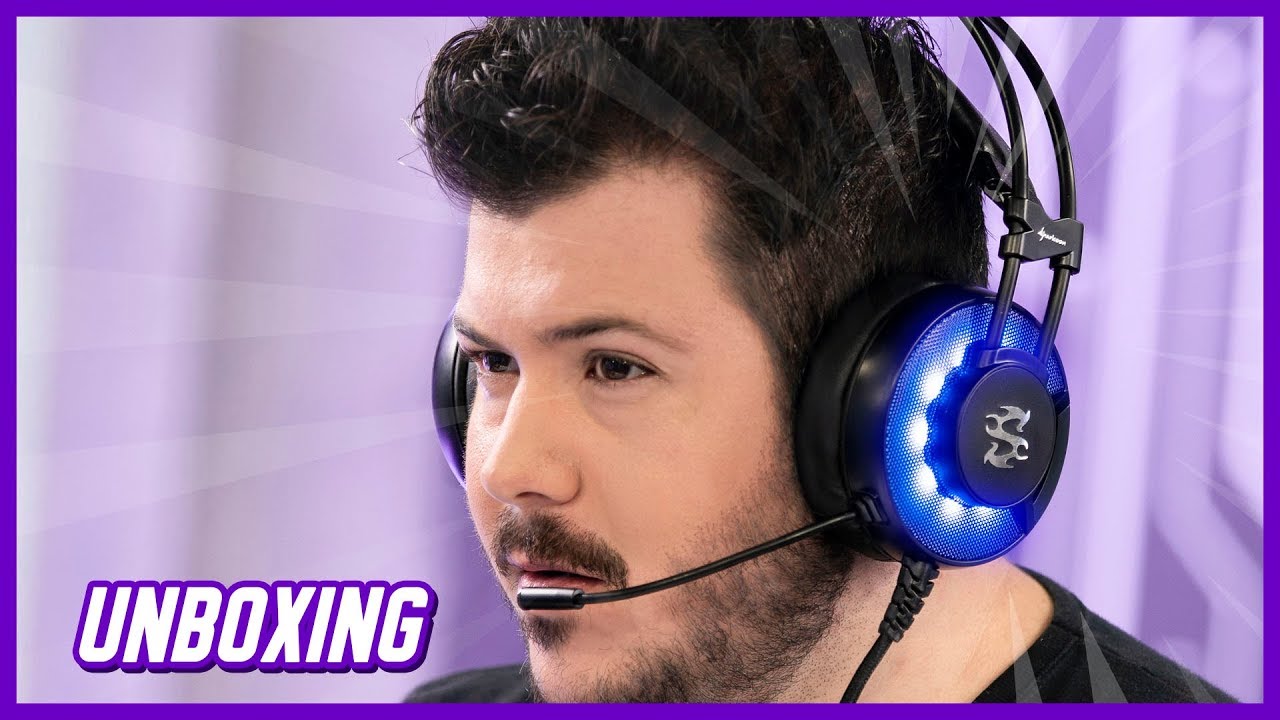 Słuchawki Gamer Sharkoon SGH2 #Unboxing #KabumTV