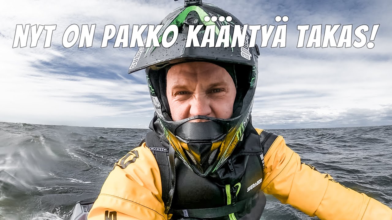 Yritettiin ylittää Suomenlahti vesijeteillä! 🌊🌊