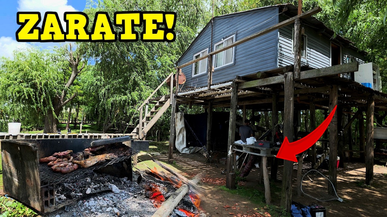 TERRIBLE LUGAR Y TERRIBLE PESCA / CARPINCHO EN LA ISLA / PESCA Y COCINA...