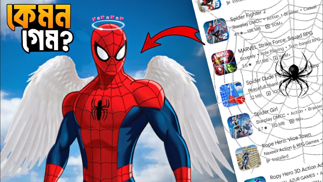 Trying Top 4 Best Spider-Man Games🔥🤯Those Removed From Play Store