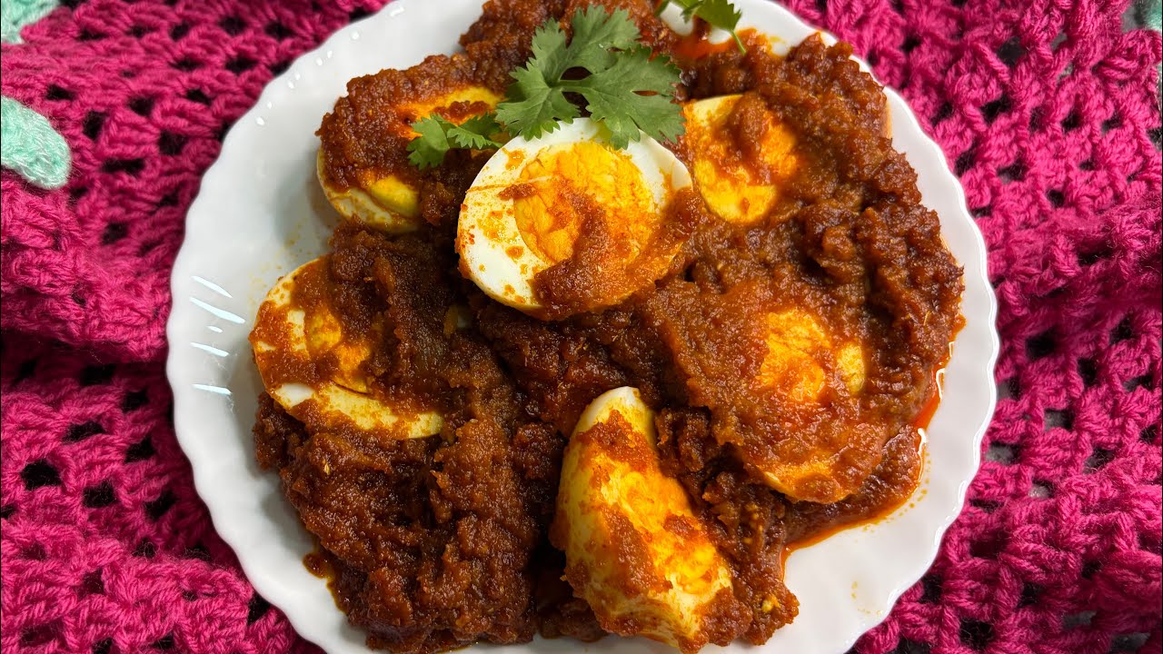 Kashmiri egg curry | Kashmiri anda curry | easy egg curry recipe