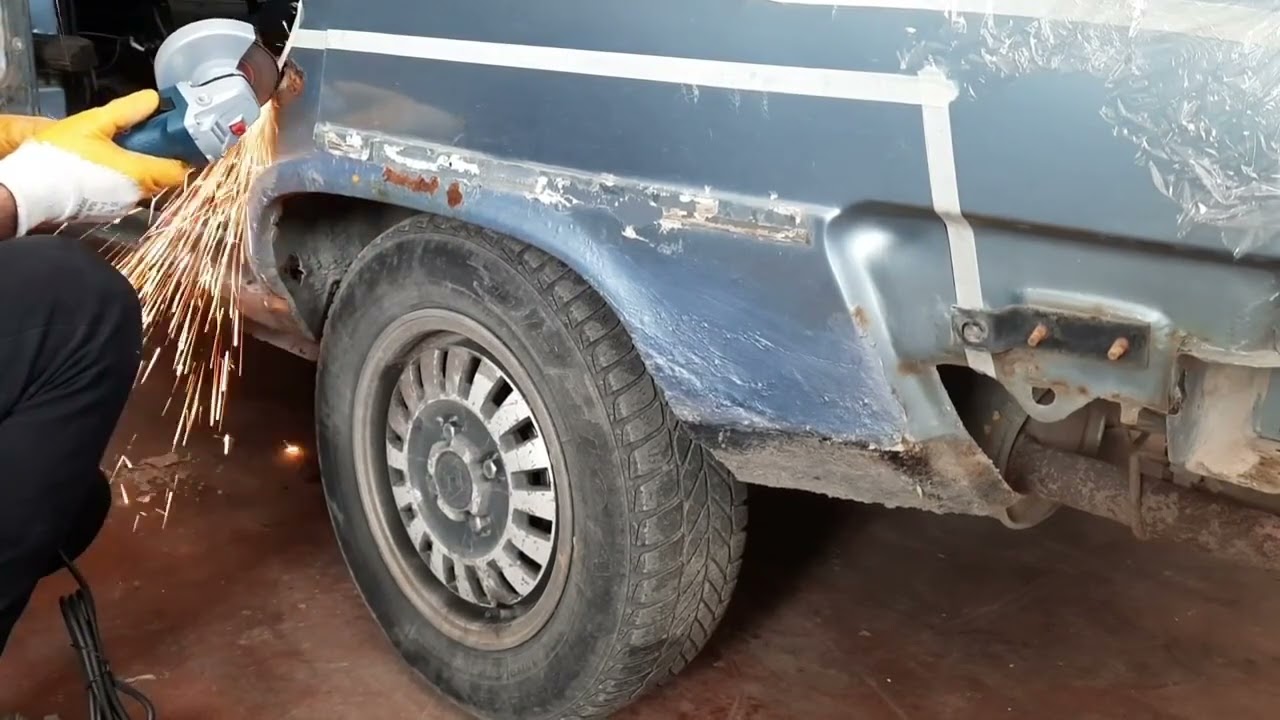 Renault 9 Brodway Arka Camurluk Agzı Cürüklerini Kestim Kanseri Engelledim....
