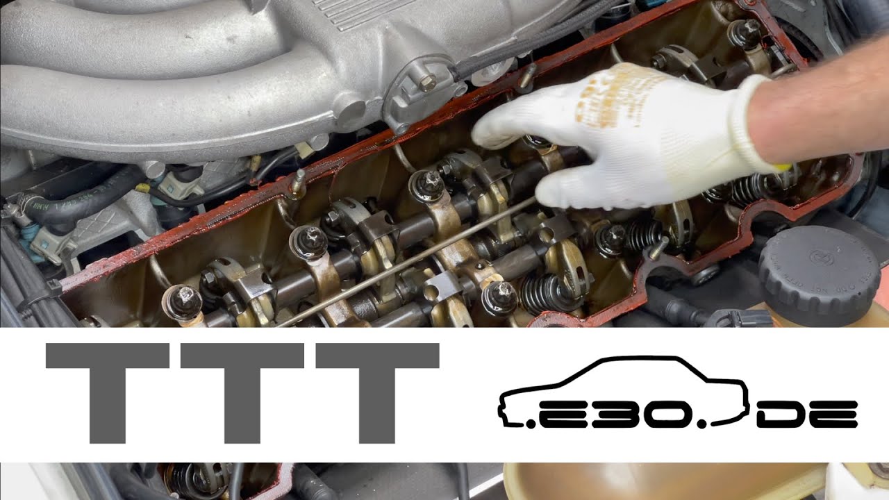 TTT 34 - Ventilspiel einstellen am M20 Motor, BMW E30 320i - 325i